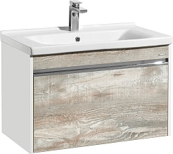 Акватон Тумба с раковиной Капри 80 бетон пайн – фотография-1